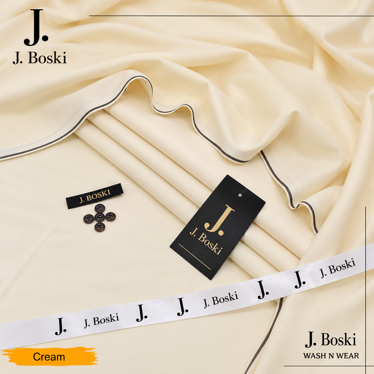 Boski Premium Quality – Cream | Winter Fabric | Allow to Open parcel